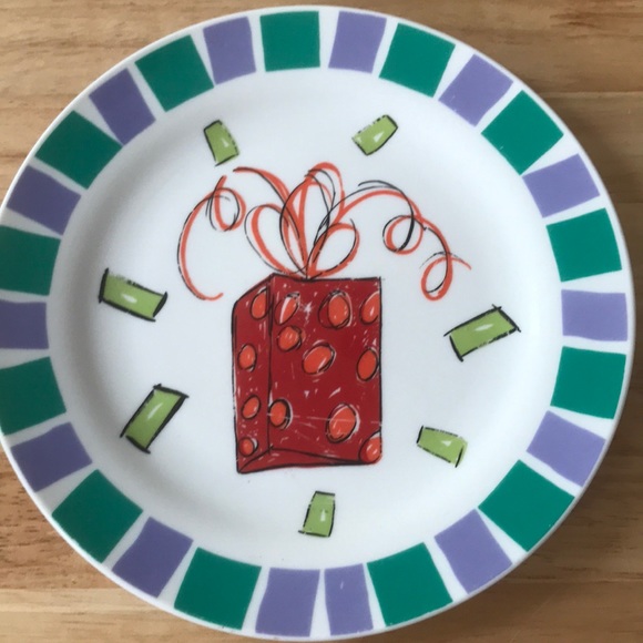 🏖️2/6.00🏖️ TAG 2000 edition collector plate, cookies w Santa - Picture 8 of 8